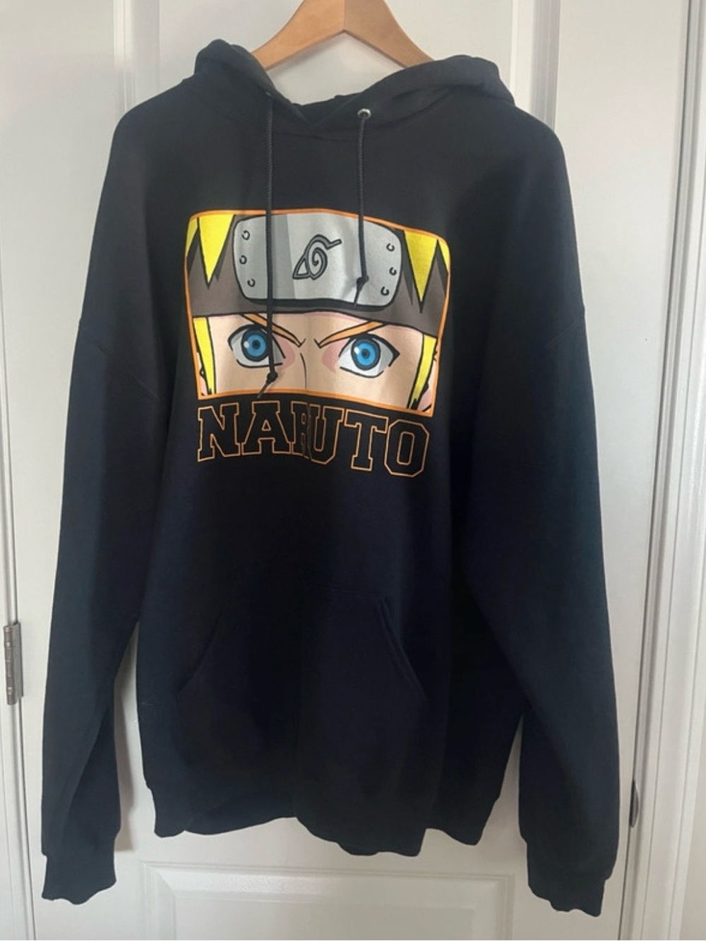Naruto Pullover Hoodie - Black